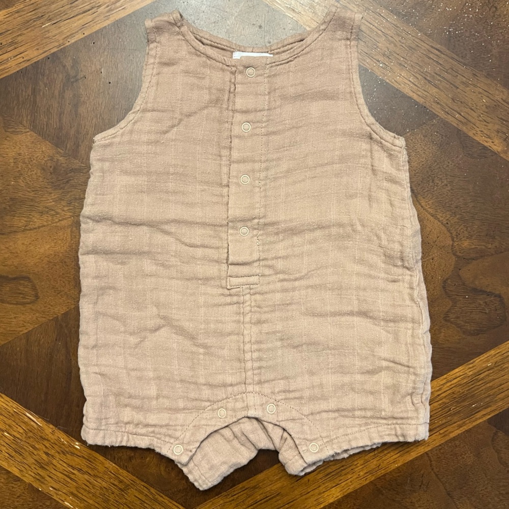 Angel Dear Beige Baby Romper